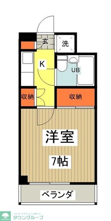 河野ハイツの物件間取画像